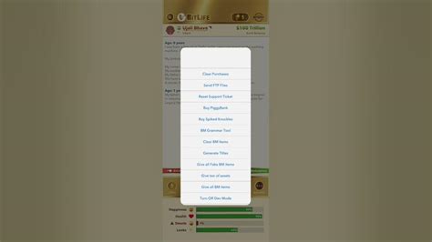 bitlife dev mode|Dev mode download file : r/BitLifeHax .